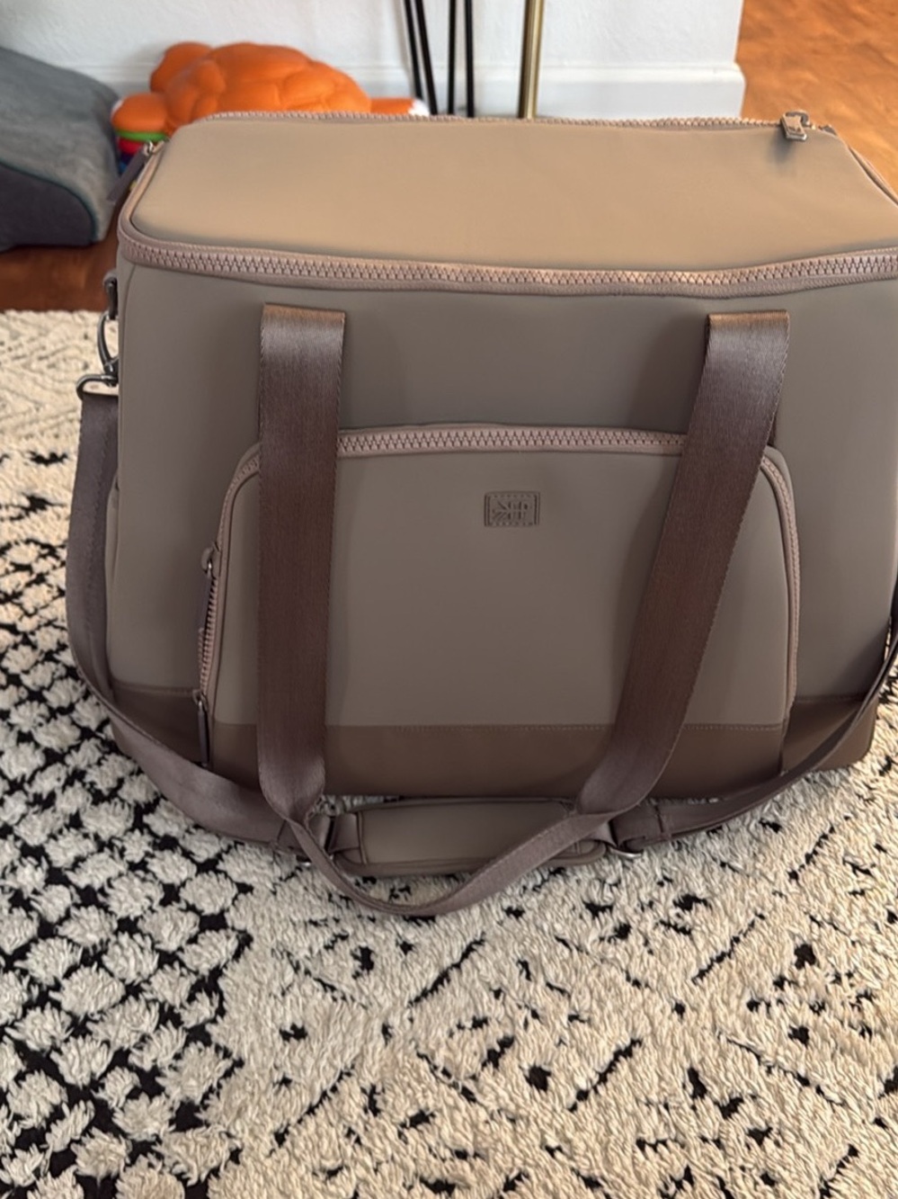 Freshly Picked Taupe Kids Weekender Bag